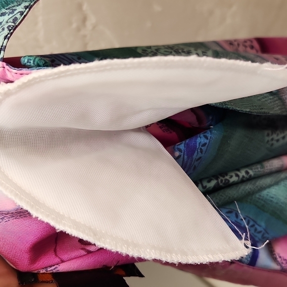 Vtg Corey B Silk shirt oversized tunic - Picture 8 of 8